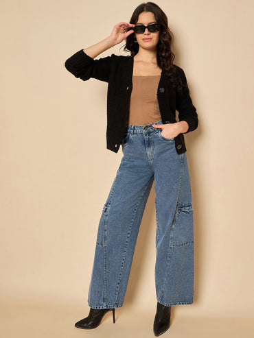 Ladies Short Cardigon