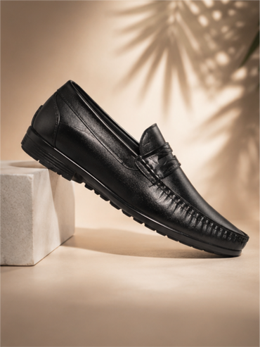 Slip On Loafer Formal Shoes for Men, Black