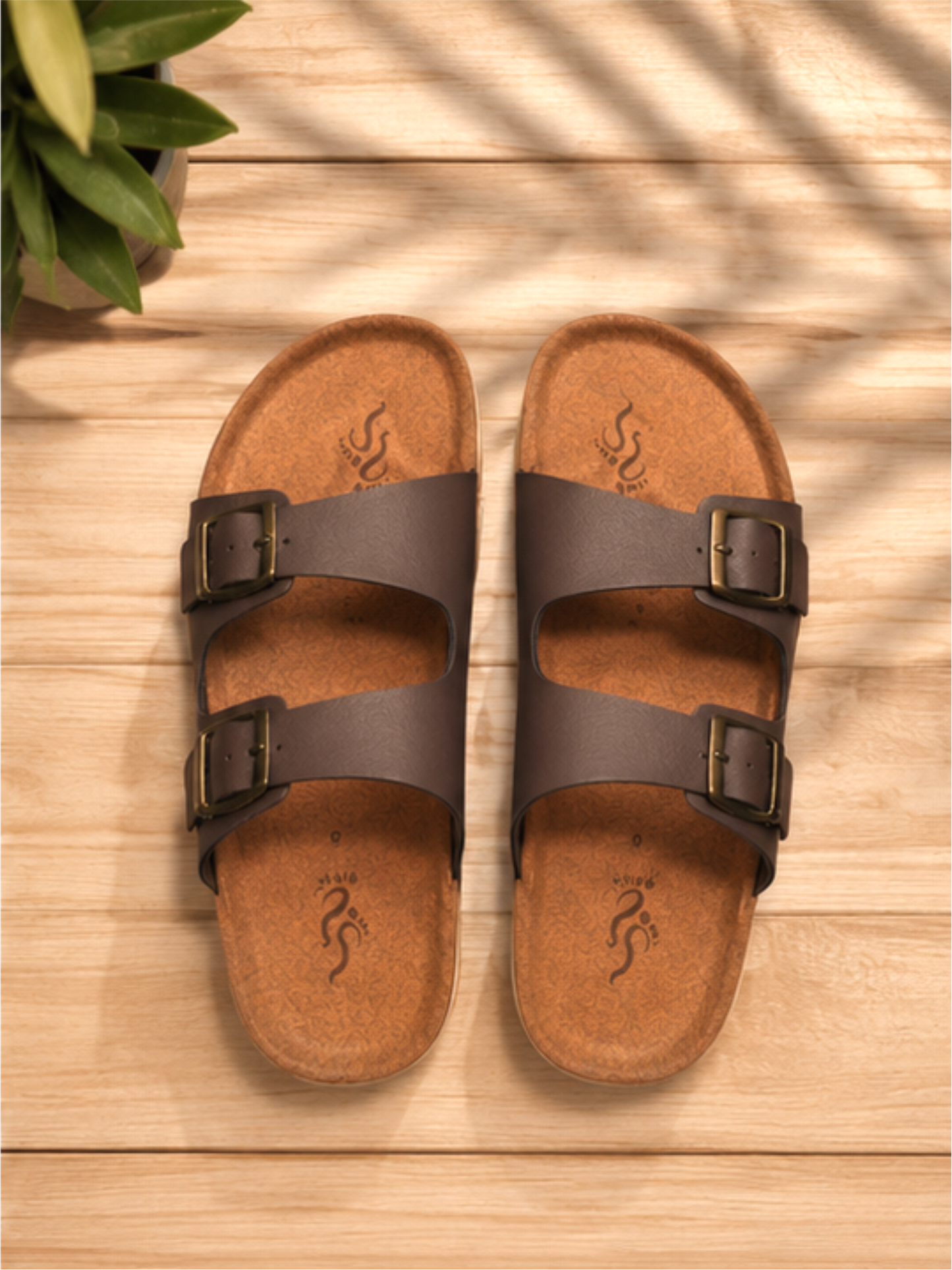Groviano Comfort Casual Sandals for Men, Brown