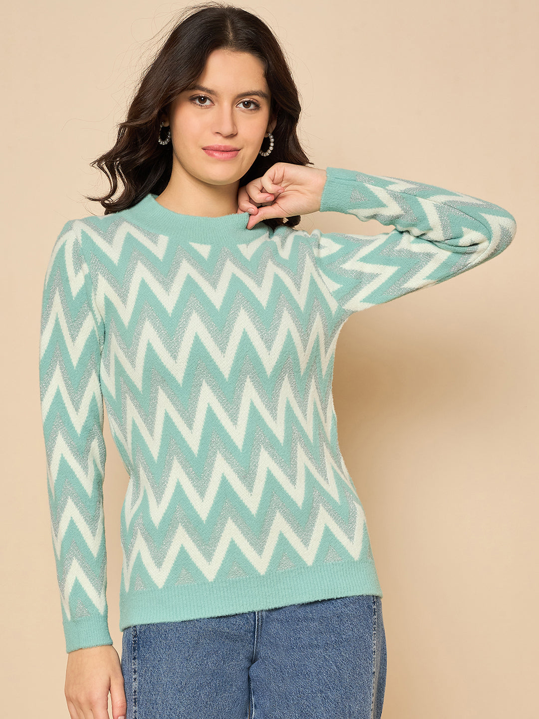 FANCY WOOLEN LADIES TOP