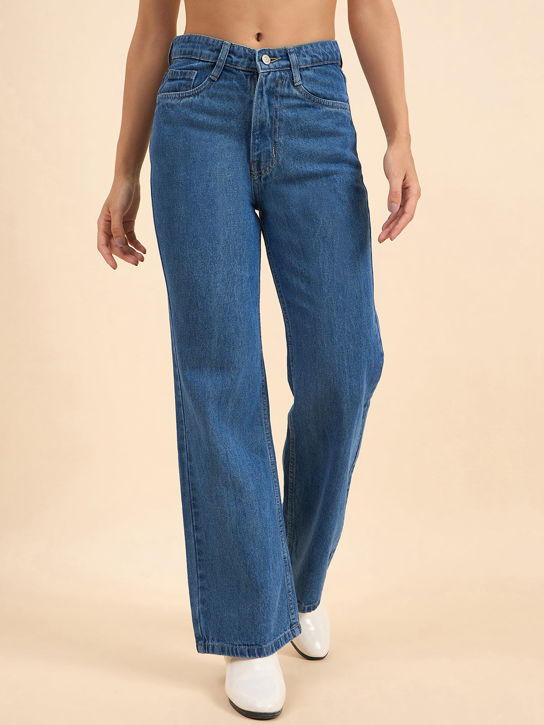 LADIES WIDE LEG DENIM