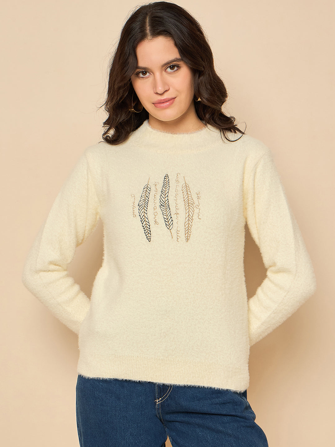 FANCY WOOLEN LADIES TOP