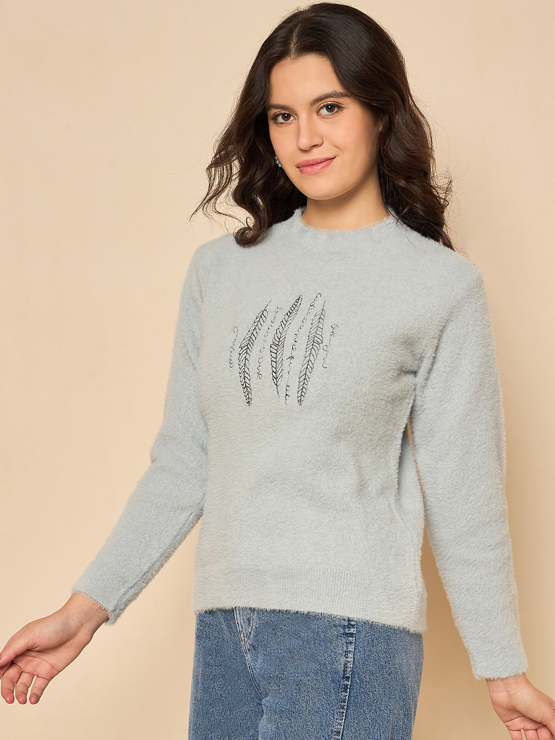 FANCY WOOLEN LADIES TOP