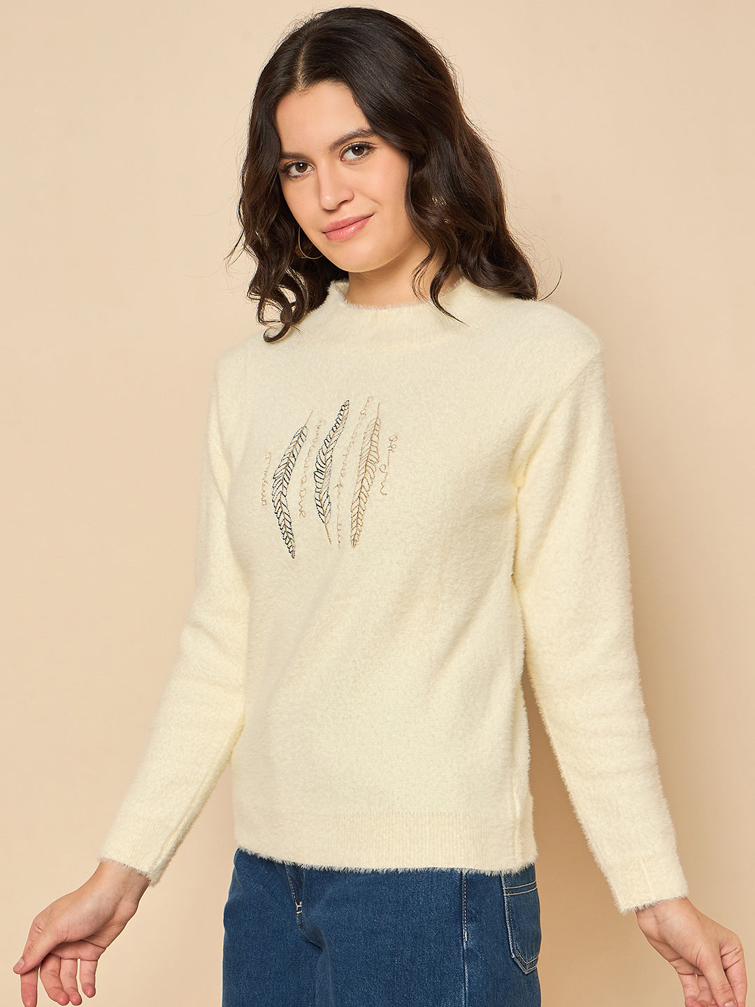 FANCY WOOLEN LADIES TOP