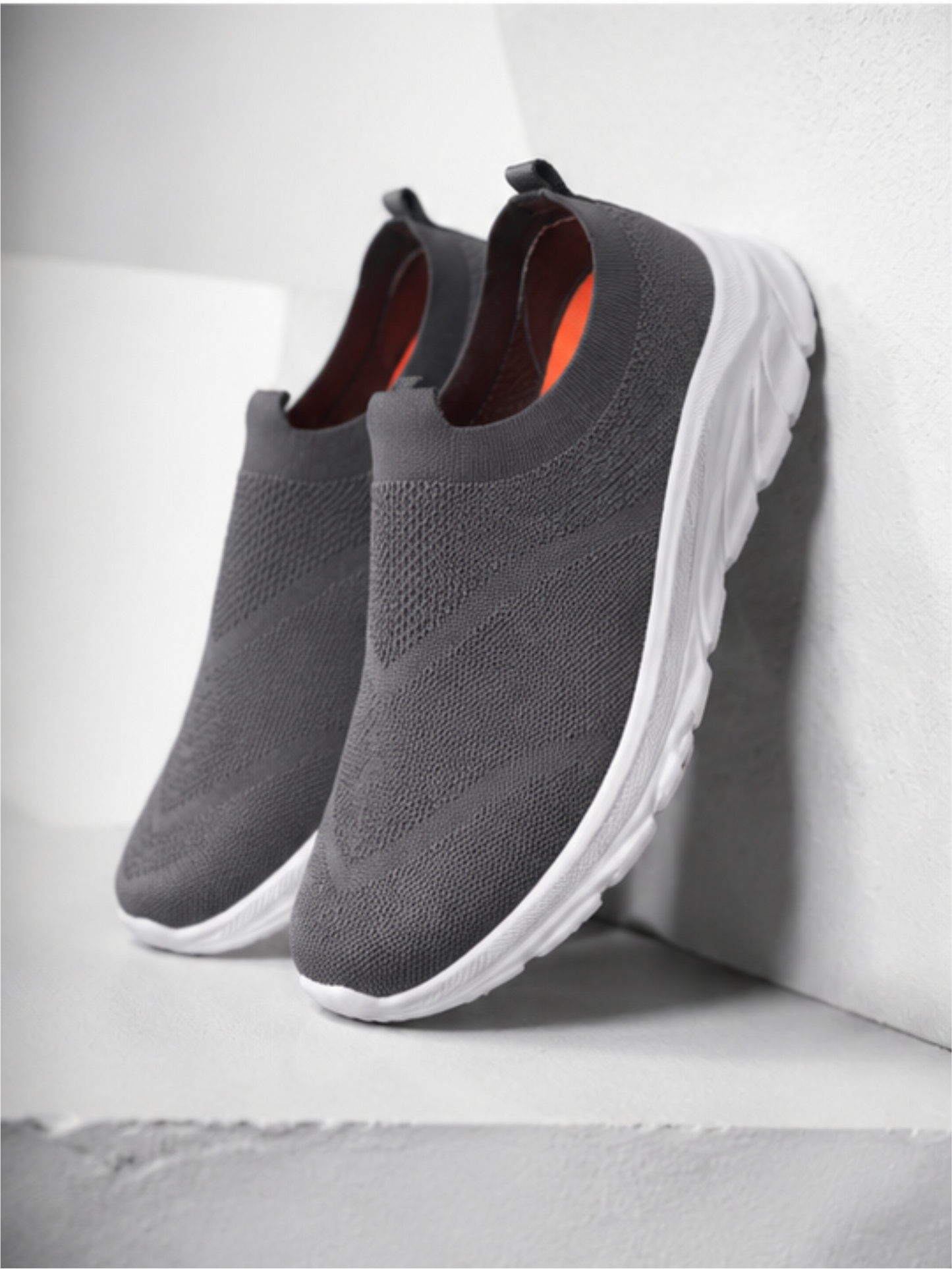 Groviano Comfortable Sneakers Stylish Casual Shoes for Men, Grey