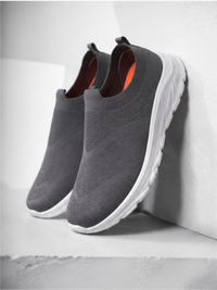 Groviano Comfortable Sneakers Stylish Casual Shoes for Men, Grey