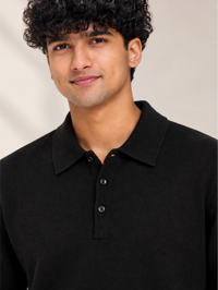 Premium Full-Sleeve Polo Neck Pullover Stylish Casual Wear