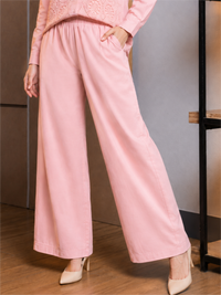 Floral Embroidered Pink Relaxed Co-Ord Set