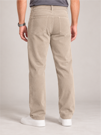 Men Comfort Fit Corduroy Stretchable Trousers