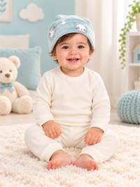 Baby Soft Fleece Unisex  Winter Set with Cap