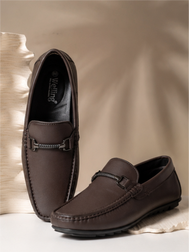 Stylish & Comfortable Loafers Shoes for Mens, Brown