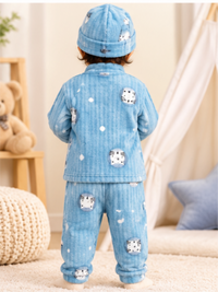 Baby Soft Fleece Unisex  Winter Set with Cap