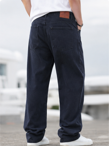 Men's Comfort Fit Stretch Jeans, Black