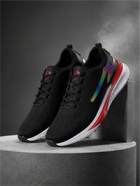 Groviano LightWeight Sports Shoes For Men, Black