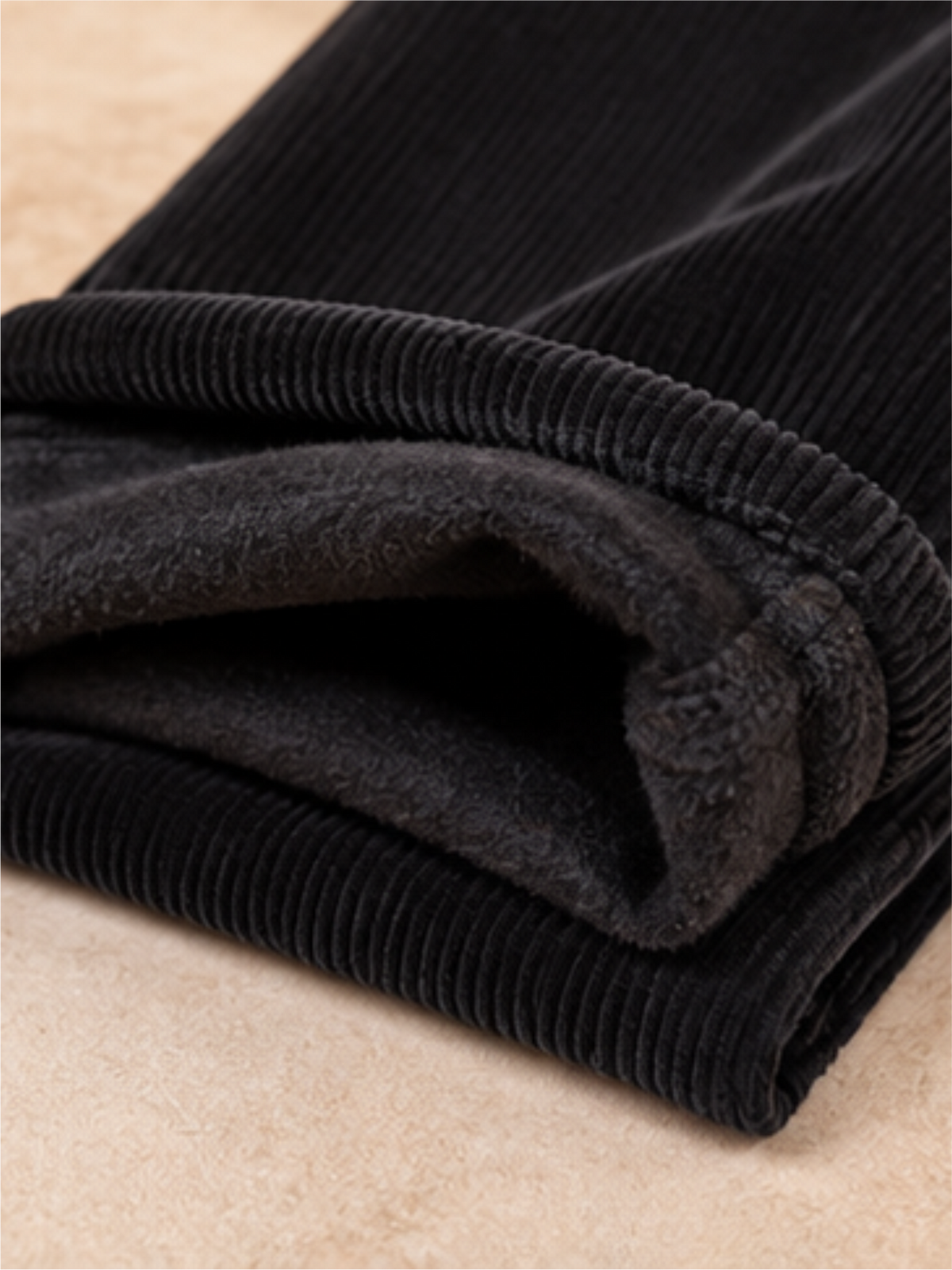 Men Comfort Fit Corduroy Stretchable Trousers