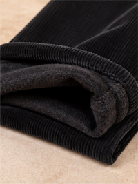 Men Comfort Fit Corduroy Stretchable Trousers