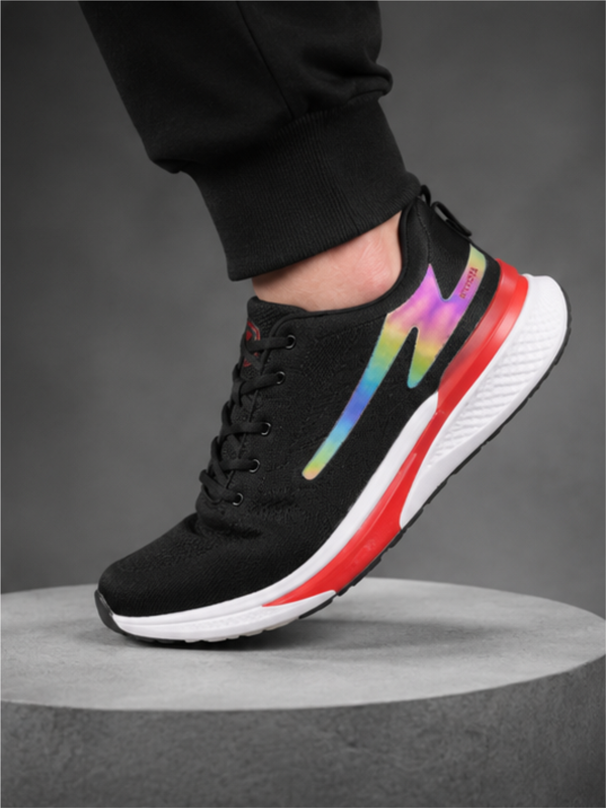 Groviano LightWeight Sports Shoes For Men, Black