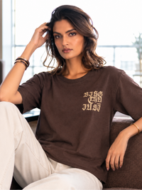 Graphic Printed Oversized Cotton T-Shirt