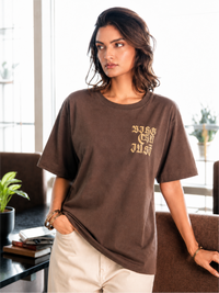 Graphic Printed Oversized Cotton T-Shirt