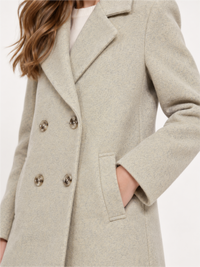Girls Soft Wool-Feel Formal Winter Coat
