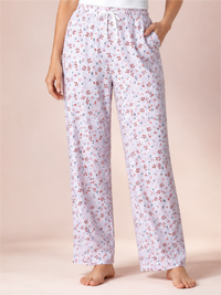 Soft-Look Casual Lounge Pants with Elastic Waist