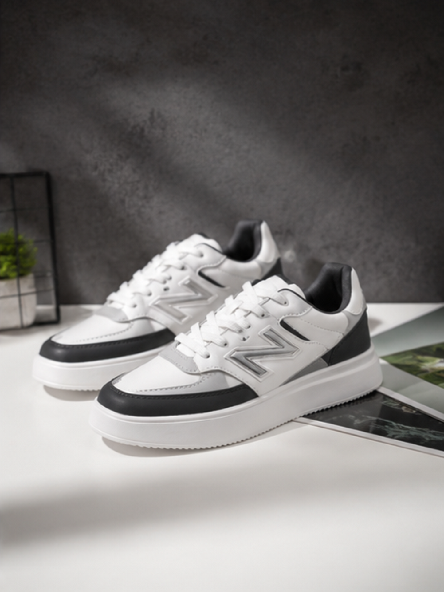 Groviano Lace Up with Style & Comfort Casual Shoes for Men, White