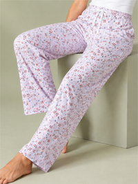 Soft-Look Casual Lounge Pants with Elastic Waist