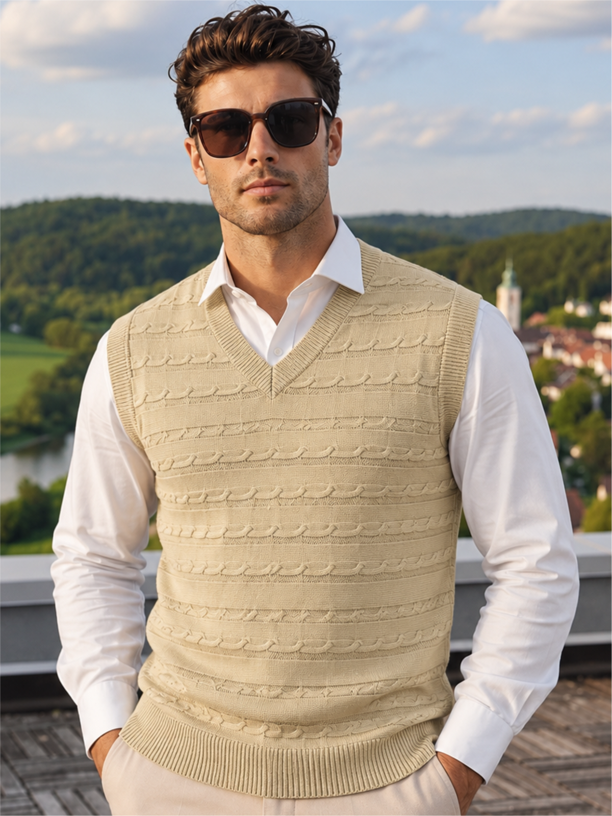 Men’s Modern Heritage Knit Sweater Vest
