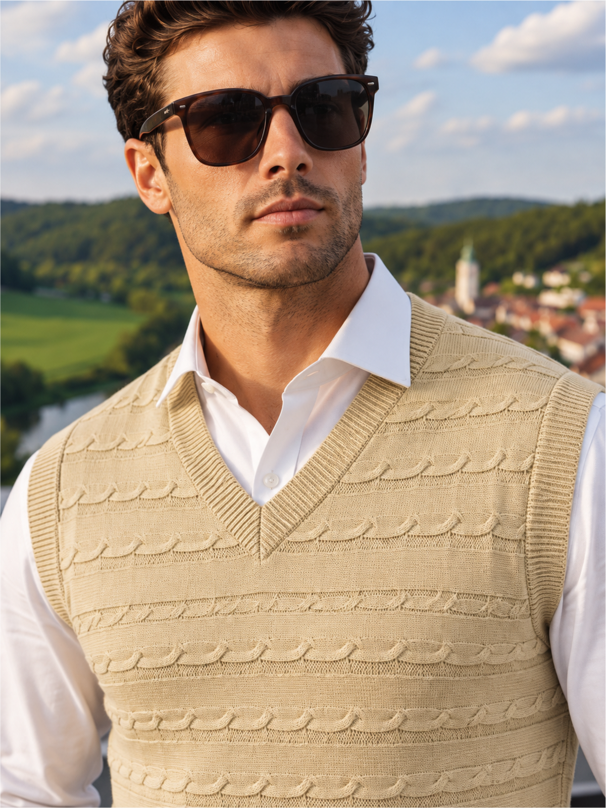Men’s Modern Heritage Knit Sweater Vest