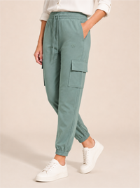 Cotton-Style Cargo Joggers with Multiple Pockets