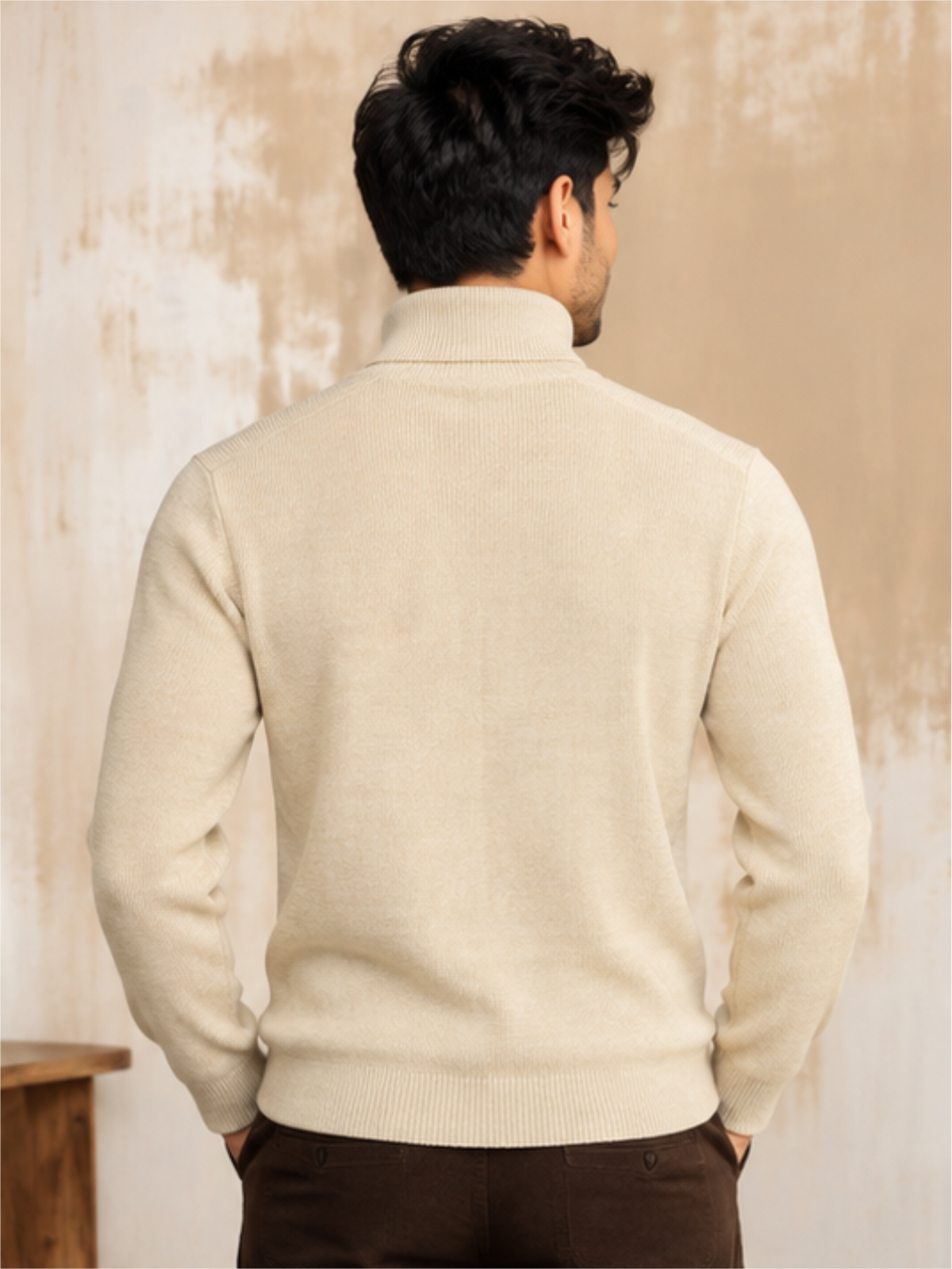 Comfort Turtle Neck Slim Fit Pullover
