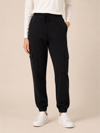 Cotton-Style Cargo Joggers with Multiple Pockets