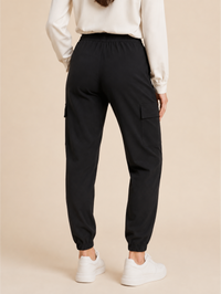 Cotton-Style Cargo Joggers with Multiple Pockets