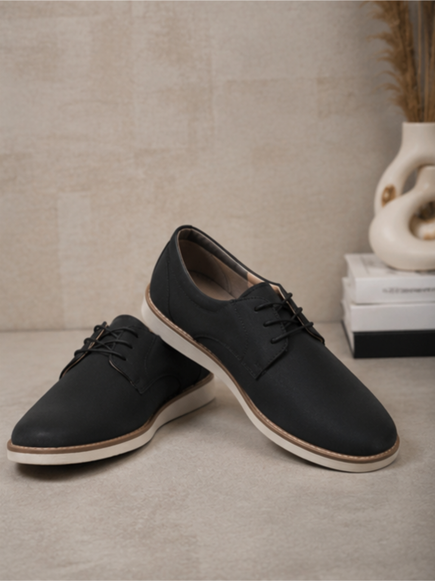 Groviano Men’s Premium Classic Formal Shoes, Black