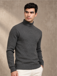 Comfort Turtle Neck Slim Fit Pullover