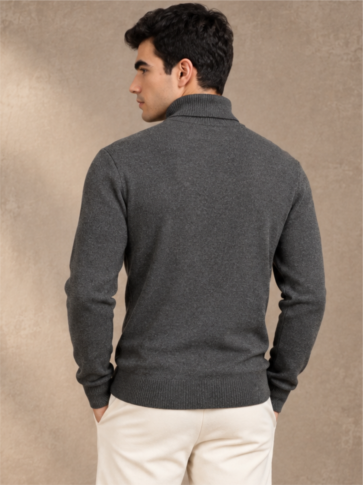 Comfort Turtle Neck Slim Fit Pullover