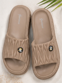 Groviano Flip Flops Soft Comfortable Sliders Slippers, Brown