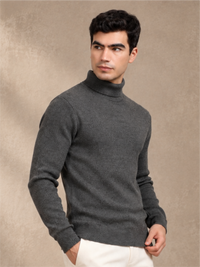 Comfort Turtle Neck Slim Fit Pullover