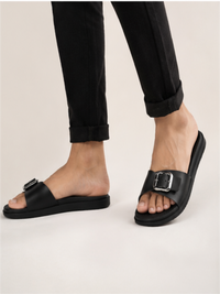 Groviano Soft Sole Fashion Slipper for women , Black