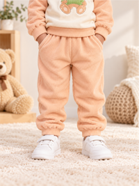 Baby Plush Feel Hooded Winter Set for Boys & Girls