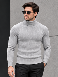 Comfort Turtle Neck Slim Fit Pullover