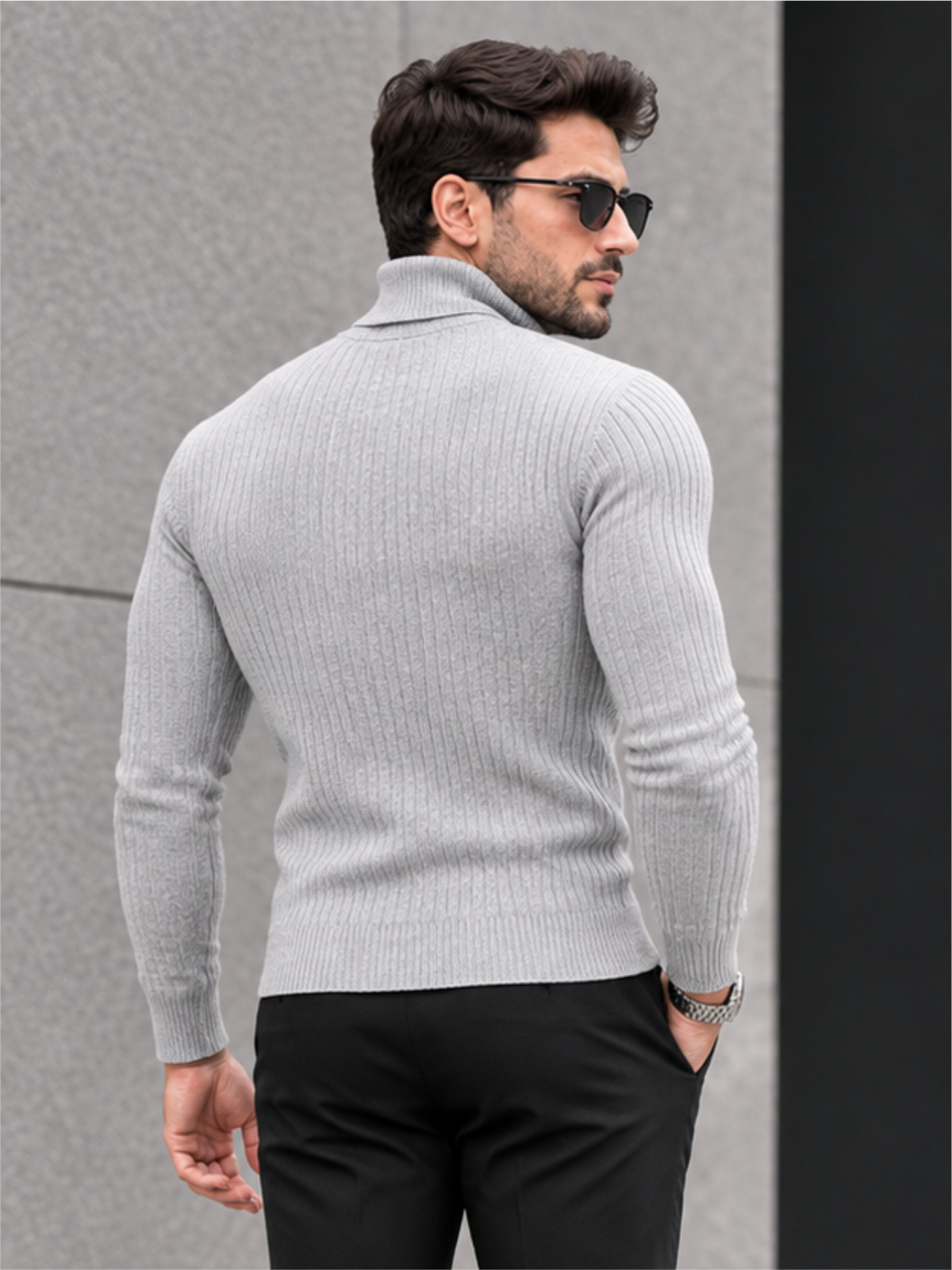 Comfort Turtle Neck Slim Fit Pullover