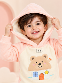 Baby Plush Feel Hooded Winter Set for Boys & Girls