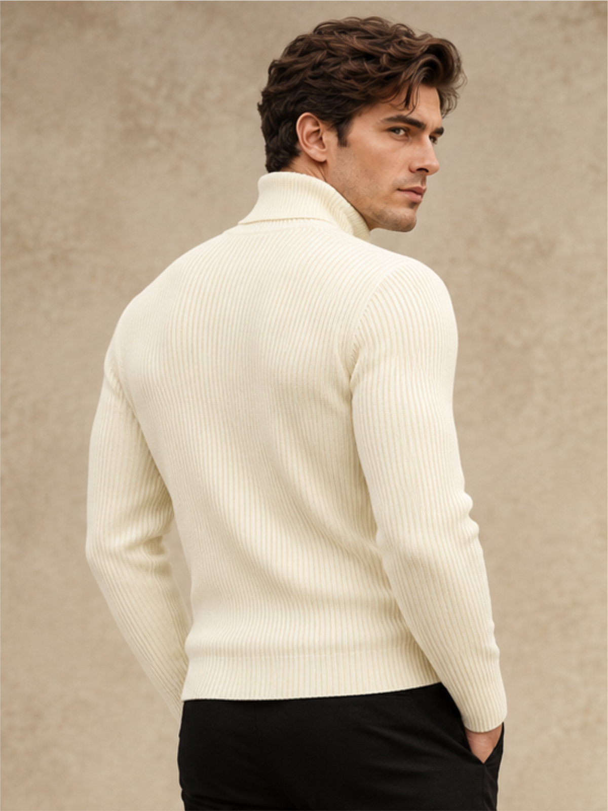 Comfort Turtle Neck Slim Fit Pullover