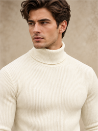Comfort Turtle Neck Slim Fit Pullover