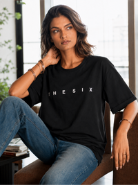 Drop Shoulder Cotton Relaxed Fit Round Neck T-Shirt