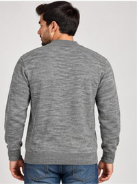 Refined Crew Neck Winter Pullover