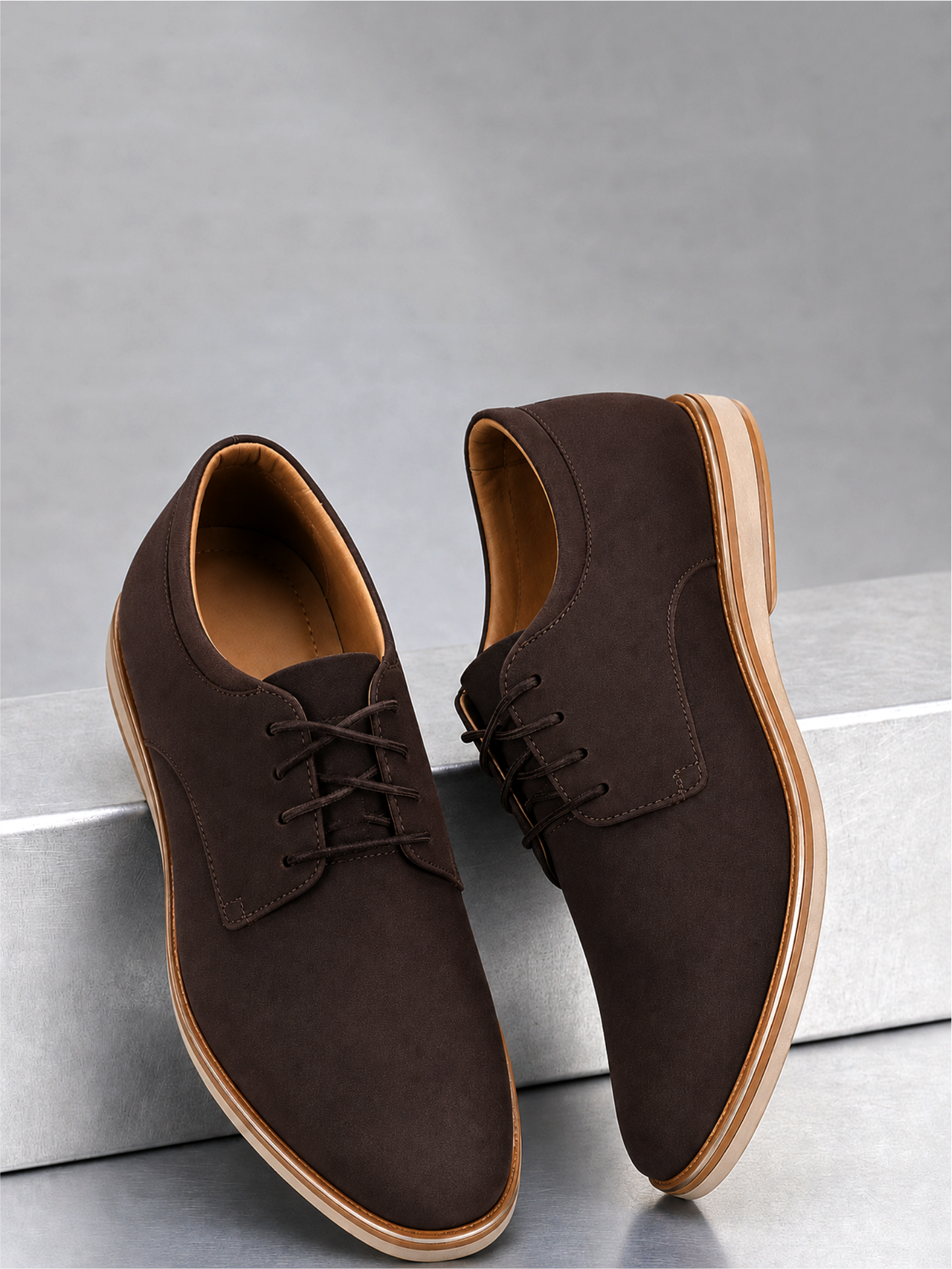 Groviano Men’s Premium Classic Formal Shoes, Brown