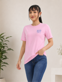 Casual T-Shirt with Malibu Beach Front Print