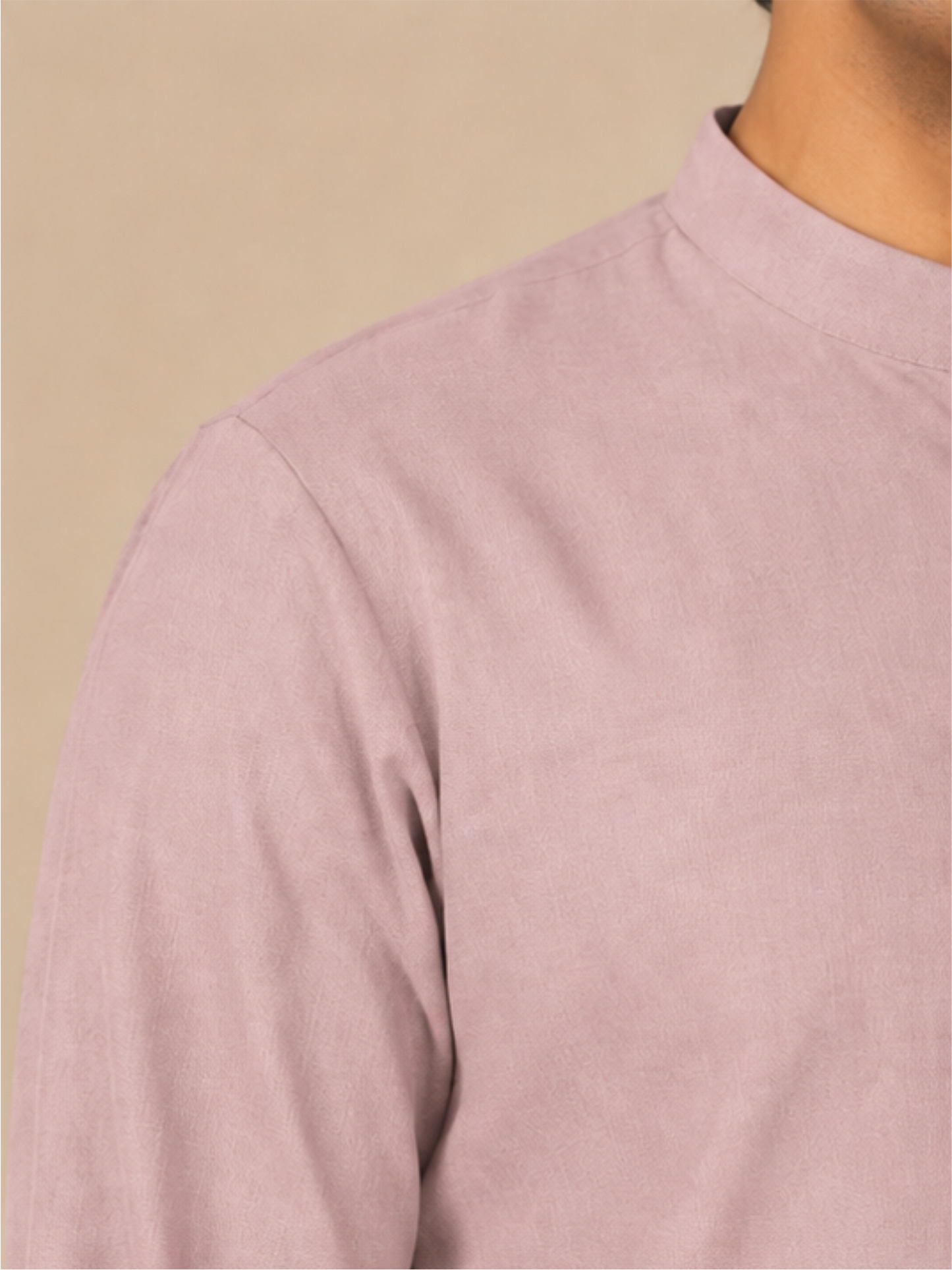 Men Solid Regular Straight Kurta with Bottom, Lavender